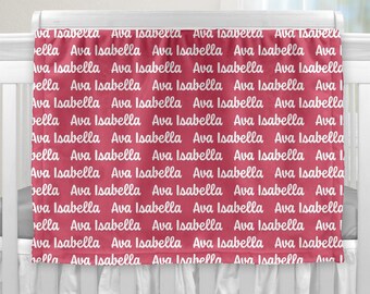 Personalized Custom Blanket, Baby Girl Blanket, Name Blanket, Girl Blanket Gift, Baby Blanket, Kids Blanket, Personalized Gift, Custom Gift