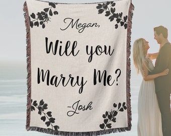 Will You MARRY ME Sign Blanket Proposal Sign Proposal Ideas Wedding Proposal Idea Engagement Backdrop Sign Marriage Proposal Decorations