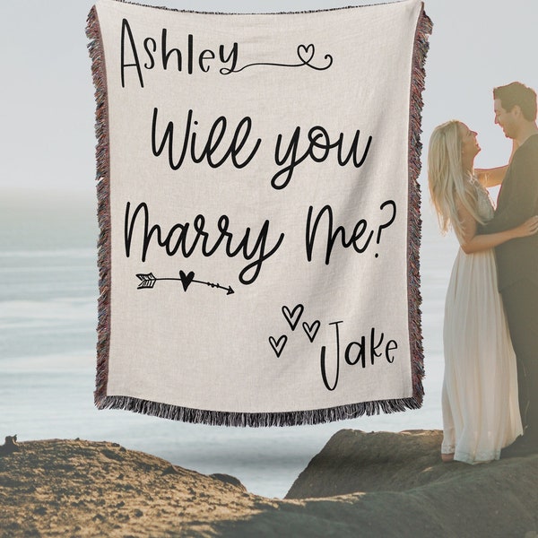 Will You MARRY ME Sign Blanket, Engagement Backdrop Sign, Wedding Proposal Ideas, Unique Proposal Idea, Marriage Proposal Decorations Sign