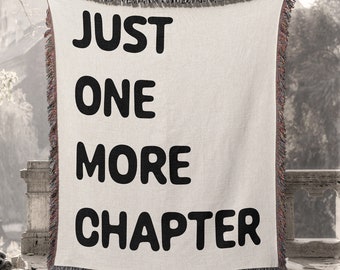 Chapter, Bookish, Funny Reading Blanket, Book Blanket, Librarian Gifts, Cute Graphic Throw Blanket, Trending Now, Read Blanket For Women