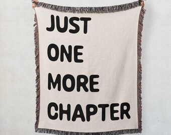 Chapter, Bookish, Funny Reading Blanket, Book Blanket, Librarian Gifts, Cute Graphic Throw Blanket, Trending Now, Read Blanket For Women