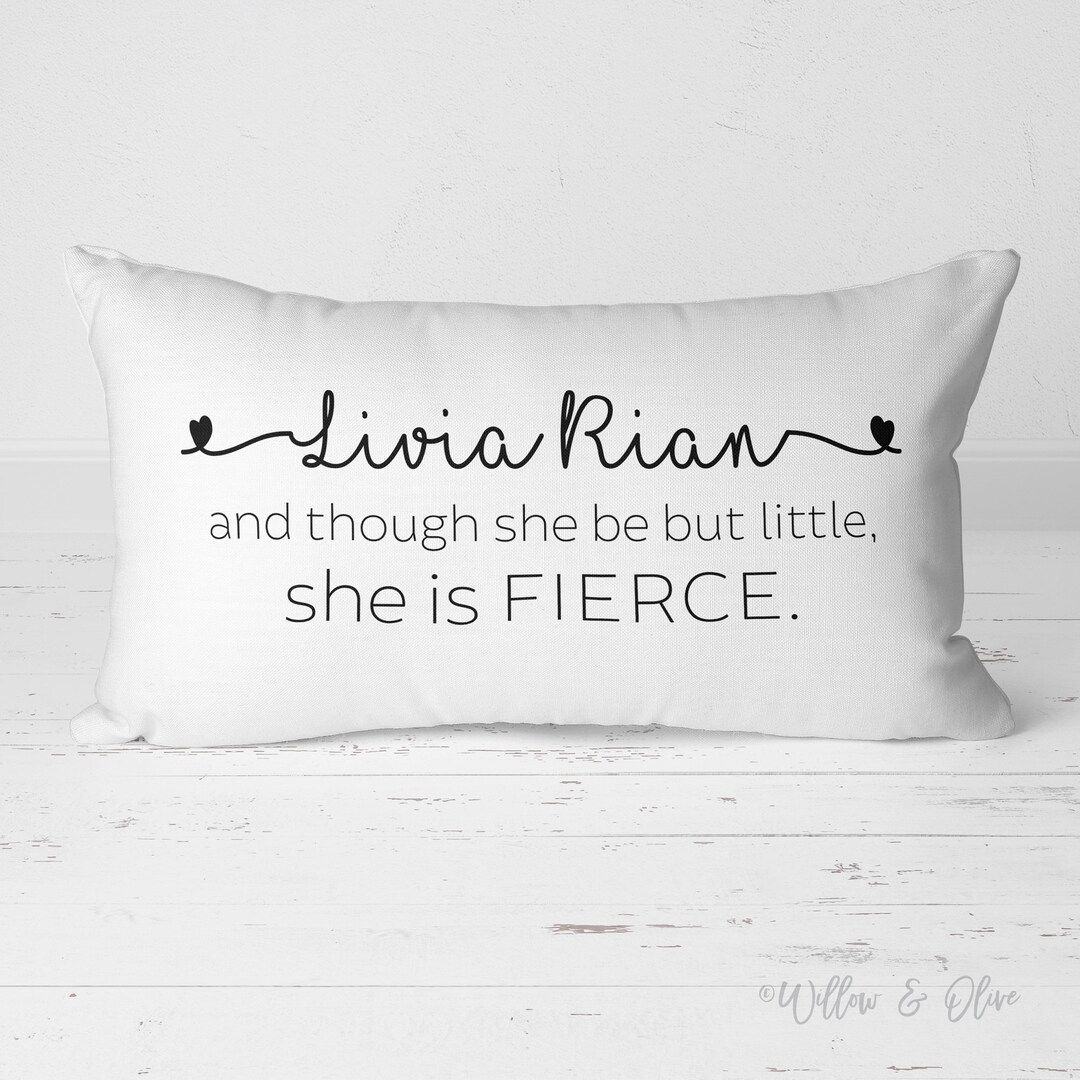 Personalized Name Pillow, Girls Name Pillow, Customized Pillow, Baby