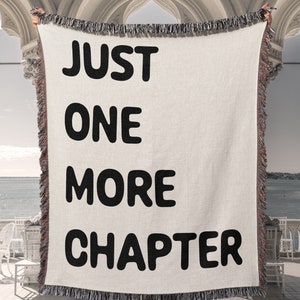 Chapter, Bookish, Funny Reading Blanket, Book Blanket, Librarian Gifts, Cute Graphic Throw Blanket, Trending Now, Read Blanket For Women
