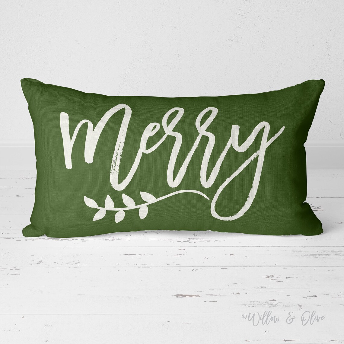 Christmas Pillow Merry Pillow Merry Christmas Holiday Etsy