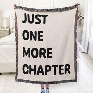 Chapter, Bookish, Funny Reading Blanket, Book Blanket, Librarian Gifts, Cute Graphic Throw Blanket, Trending Now, Read Blanket For Women