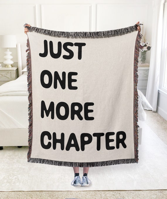 Chapter, Bookish, Funny Reading Blanket, Book Blanket, Librarian Gifts, Cute Graphic Throw Blanket, Trending Now, Read Blanket For Women
