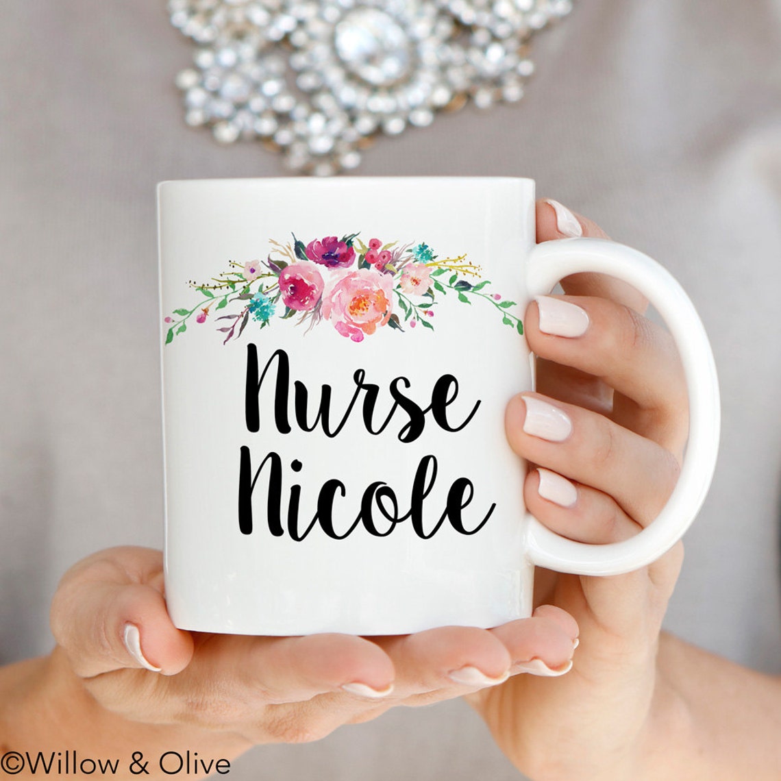 Nurse Mugs RN Mugs Personalized Nurse Mugs Custom Name Mug Etsy