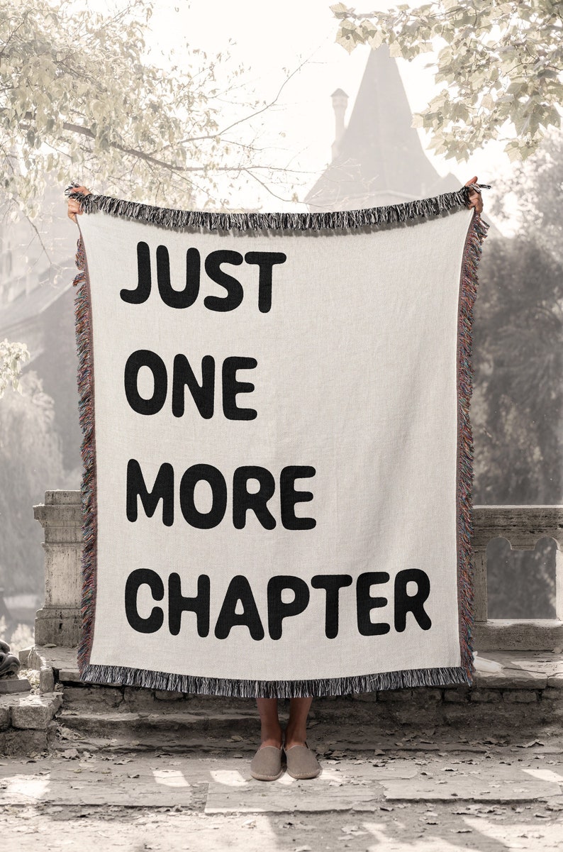 Chapter, Bookish, Funny Reading Blanket, Book Blanket, Librarian Gifts, Cute Graphic Throw Blanket, Trending Now, Read Blanket For Women