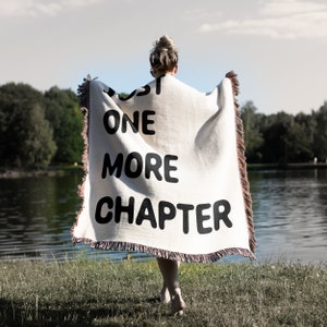 Chapter, Bookish, Funny Reading Blanket, Book Blanket, Librarian Gifts, Cute Graphic Throw Blanket, Trending Now, Read Blanket For Women