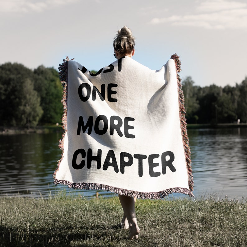 Chapter, Bookish, Funny Reading Blanket, Book Blanket, Librarian Gifts, Cute Graphic Throw Blanket, Trending Now, Read Blanket For Women