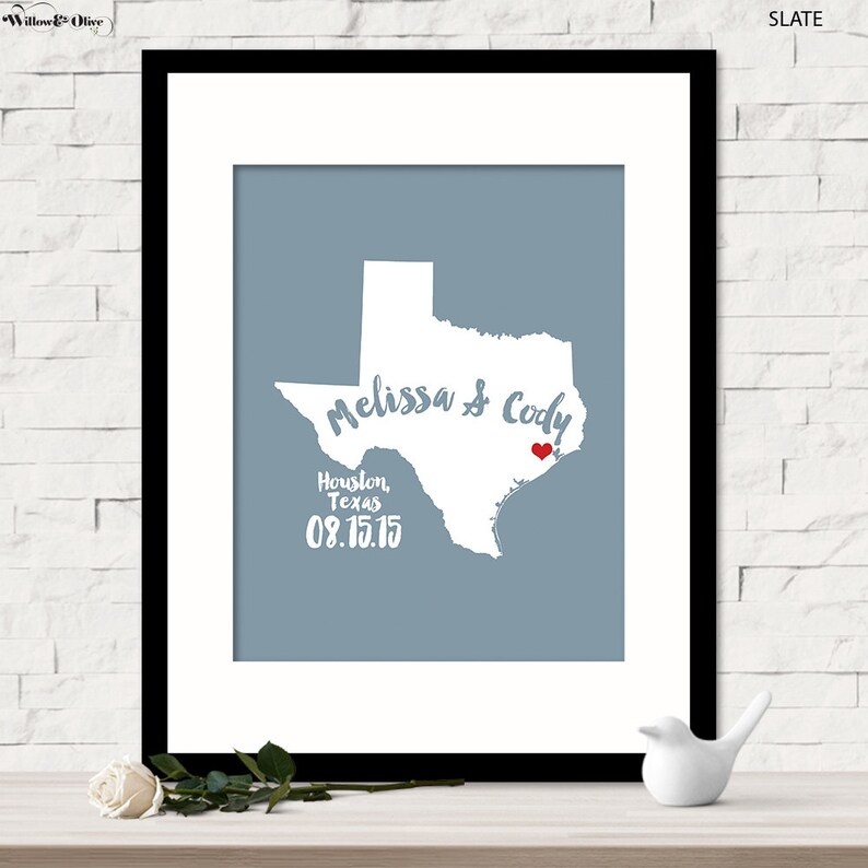 Texas Wedding Wedding Guest Book Alternative Wedding Guestbook Unique Wedding Guest Book Custom Wedding Map State Love Canvas Guestbook