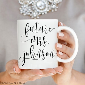 Personalized Future Mrs. Mug: Engagement Gift