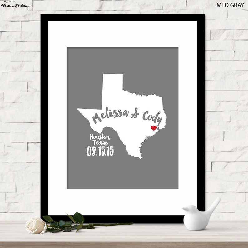 Texas Wedding Wedding Guest Book Alternative Wedding Guestbook Unique Wedding Guest Book Custom Wedding Map State Love Canvas Guestbook