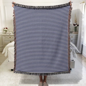 Nautical cotton throw sale