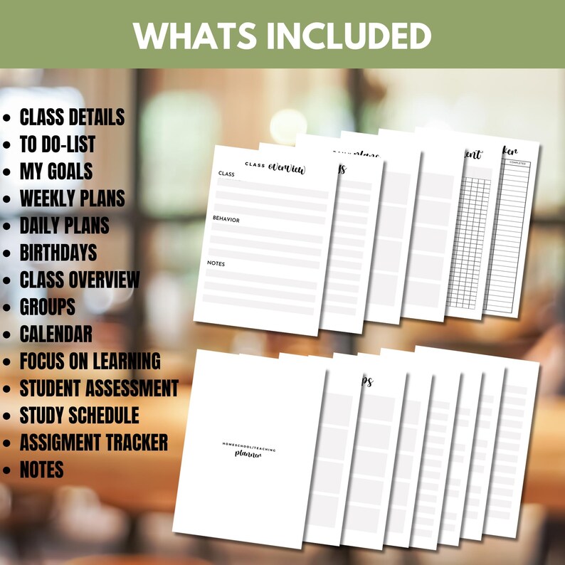 Teacher Planner 2026 Printable | Academic Planner Digital | Lesson Plan ...