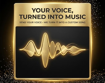 Arte con voz personalizada para citar - Impresión de mensaje de audio personalizado - Tus palabras como arte literario - Regalo único - Descarga digital