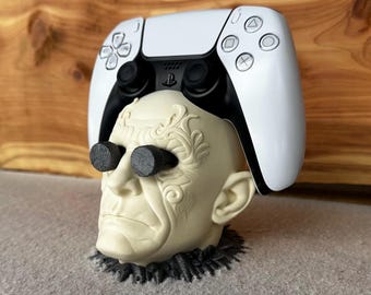 Steel Inquisitor PS5 Controller Stand Dark Fantasy DualSense Holder Mistborn-Inspired gift Gamer Desk Display book decor for gamers