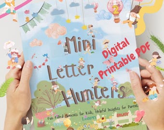 Kleinkind Alphabet beschäftigt Buch, druckbare Vorschulaktivitäten, Homeschool Ressourcen
