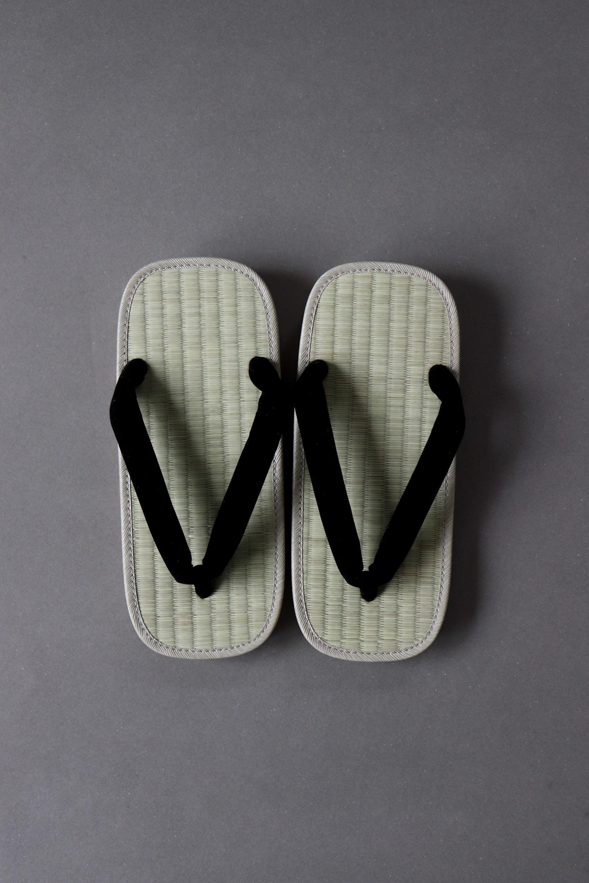 Sandales Zouri Tatami En Paille Naturelle - Tongs Japonaises Traditionnelles Pour Hommes Et Femmes - Style Décontracté En Rotin Et Herbe