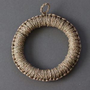 Japanese Igusa Trivet Handmade | Natural Straw Hot Pot Stand | Wabi Sabi Kitchen Decor | Made in Japan | Minimal Rustic Trivet