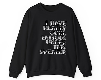 Hidden Tattoos Crewneck Sweatshirt