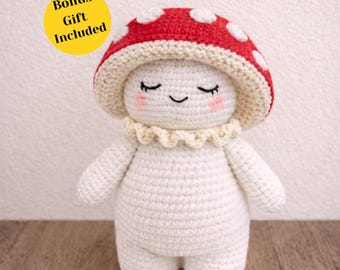Crochet Mushroom Pattern PDF | amigurumi plushie patterns | amigurumi plush toy | stuffed animals | diy gifts
