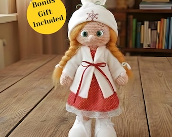 Adorable Crochet Doll Pattern PDF, amigurumi plushie patterns, handmade soft toys, amigurumi plush toy