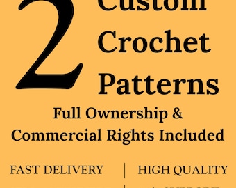 Aangepast haakpatroon pdf | Gepersonaliseerde amigurumi-knuffels | amigurumi dieren speelgoed | knuffeldier | Commercieel gebruik
