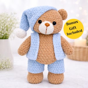 Haakpatroon teddybeer pdf | Patroon amigurumi knuffels | Knuffels | DIY knuffel | cadeau: