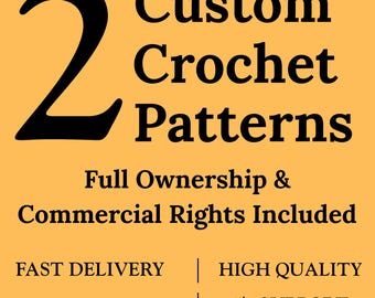 Custom Crochet Pattern PDF | Personalized amigurumi plushies | amigurumi animals toys | stuffed animal | Commercial use