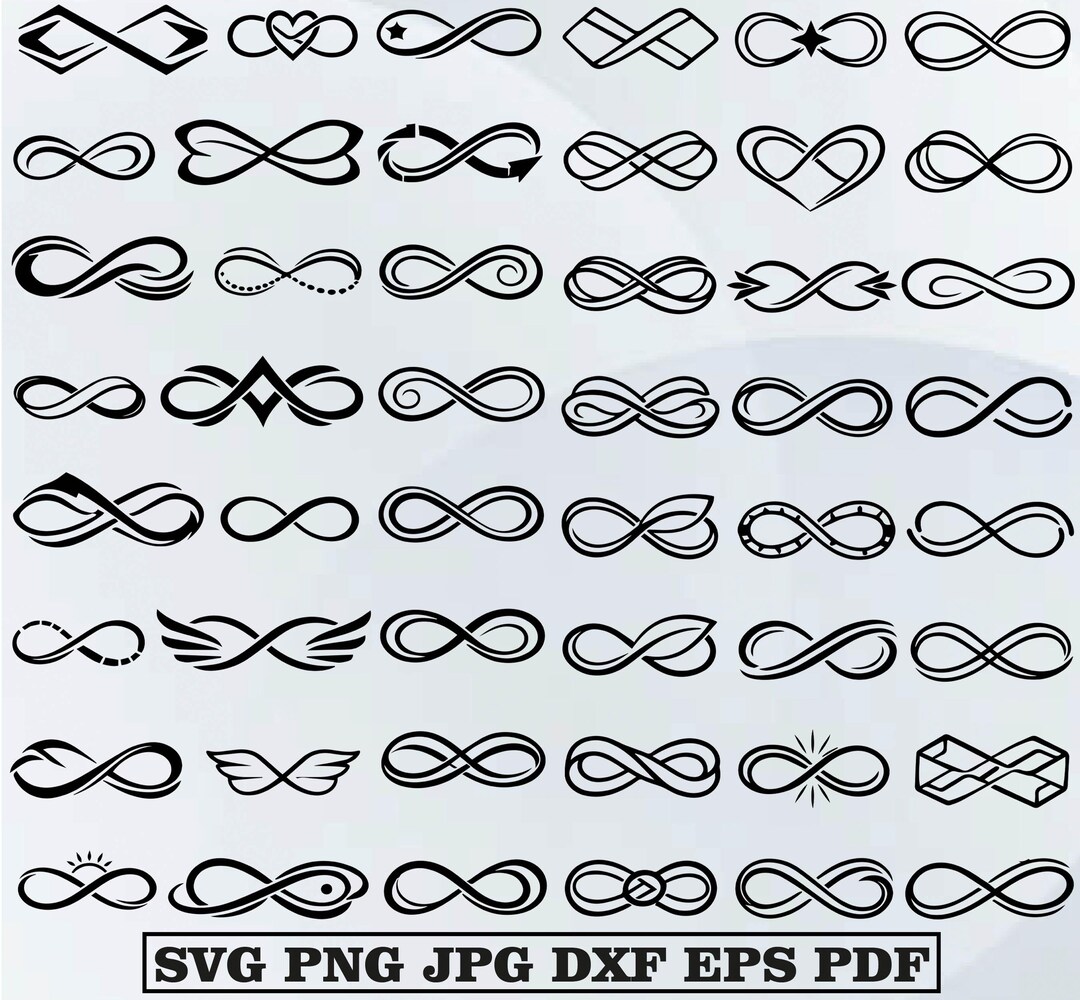 Infinity Symbol Svg Bundle, Infinity Symbol Png Bundle, Infinity ...
