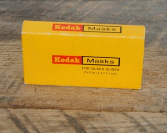 Vintage Kodak Glass Slide Masks 2 x 2 B355 - 135 Size
