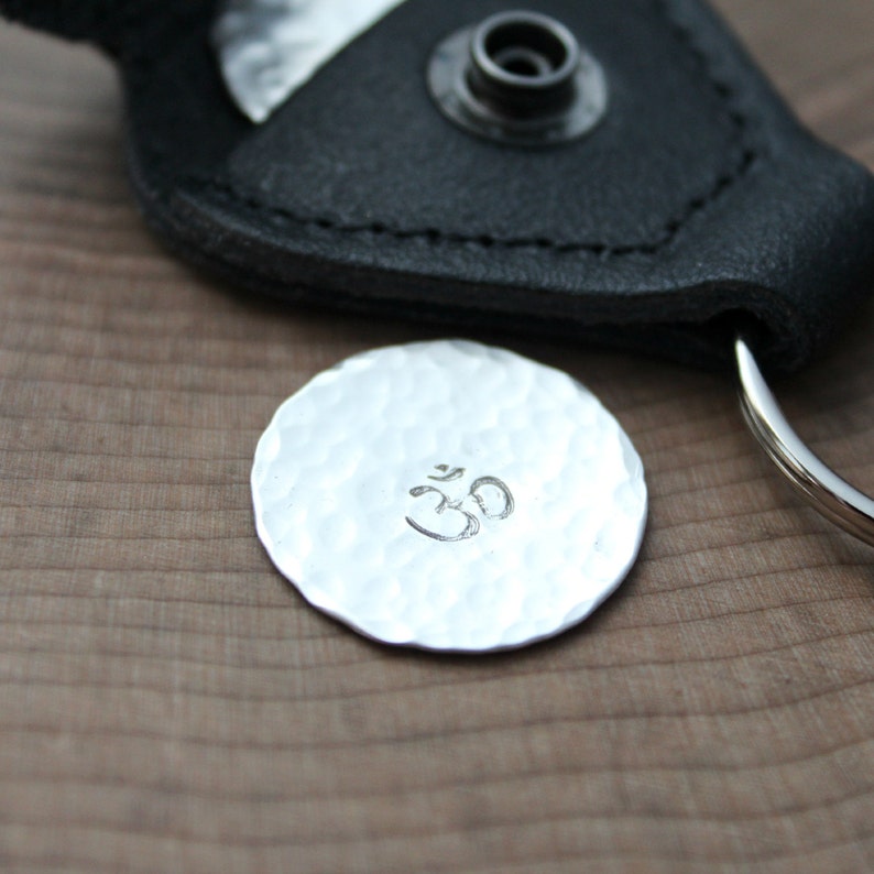 Personalized Silver Golf Ball Markers With Leather Case Etsy