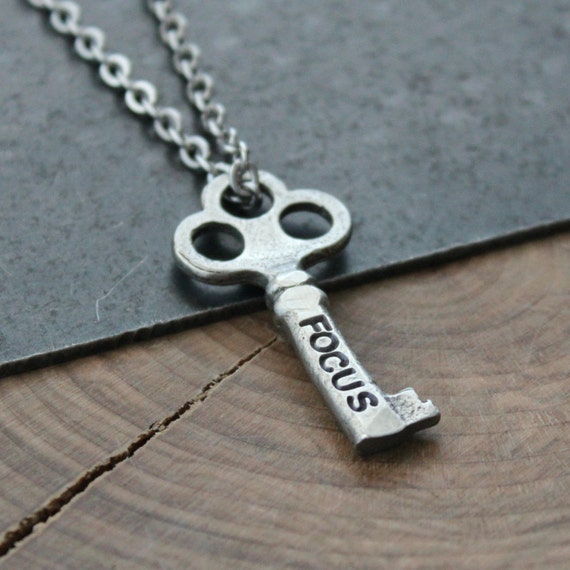 Key Word Necklace Personalized Word Necklace Inspirational Key Graduation Gift Custom Word Necklace Personalized Jewelry Name Necklace Etsy