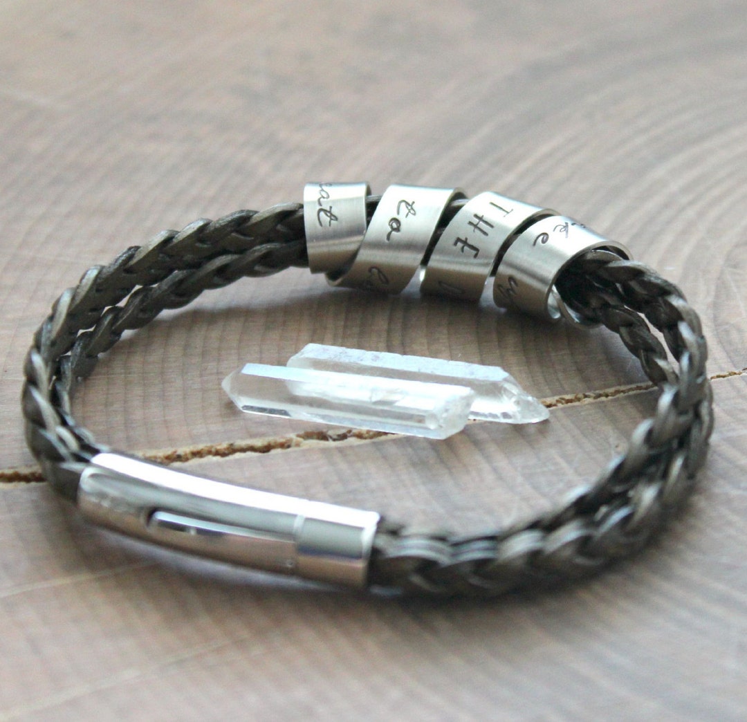 Custom Message Bracelet, Personalized Secret Scroll Bracelet, Secret Spinning Message Bracelet