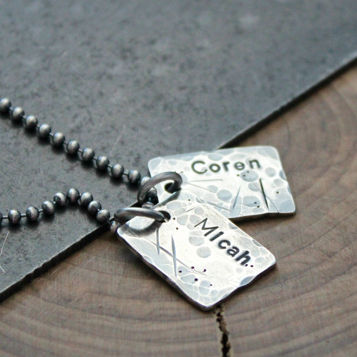 Personalized Men's Necklace Men's Custom Jewelry Etsy
