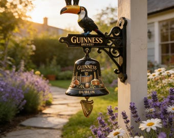 Vintage Resin Wall Mounted Doorbell, Rustic Outdoor Garden Entry Bell, Colorful Home & Garden Decor Ornament