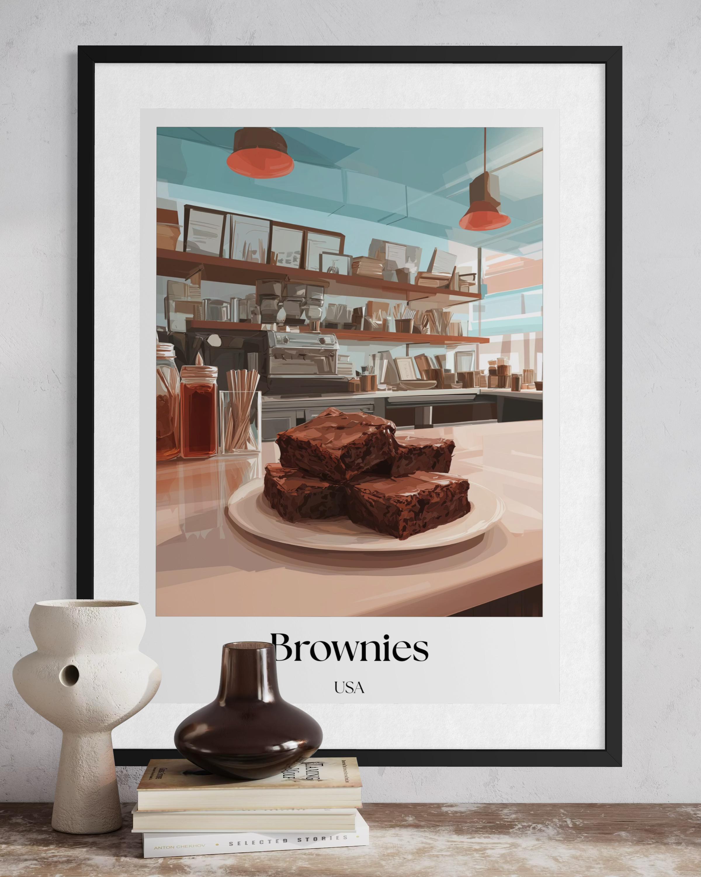 Brownie Poster - Etsy Sweden, image size:2400x3000