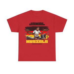 ジャマル・ムシアラ グラフィックTシャツ ドイツ、フットボールドラマーTシャツ、ドイツエンジニアリングシャツ、サッカーファンギフト ユニセックス オーバーサイズ ストリートウェア 画像 19