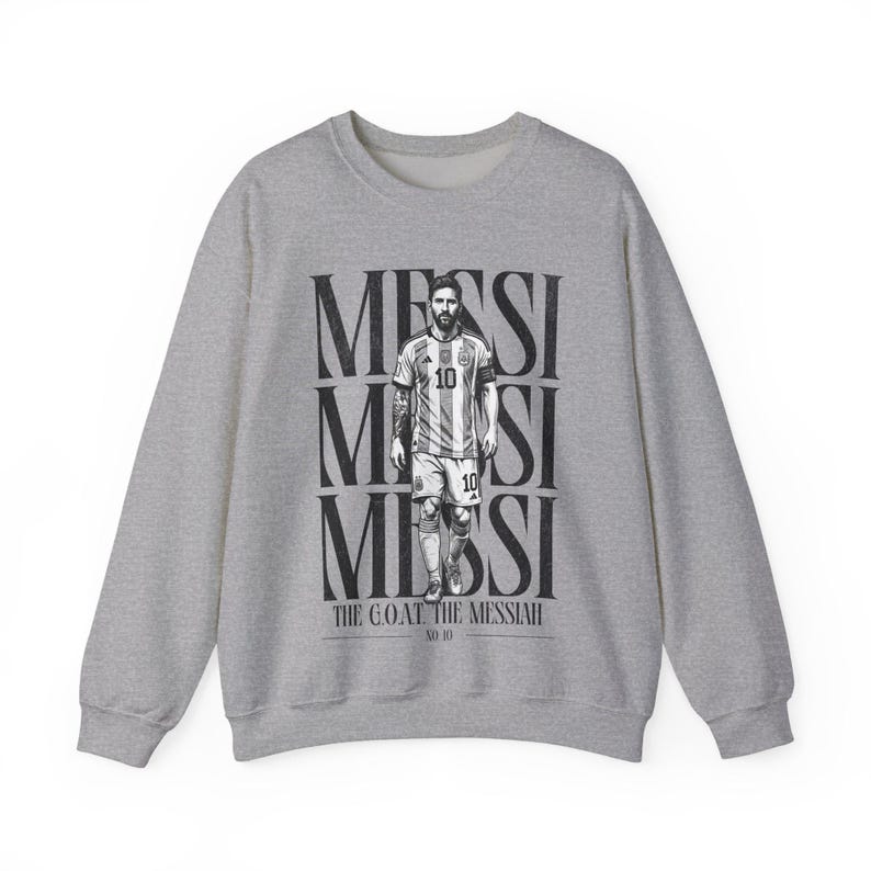Lionel Messi "The Messiah" Sweatshirt - Argentina Football Fan Crewneck image 13