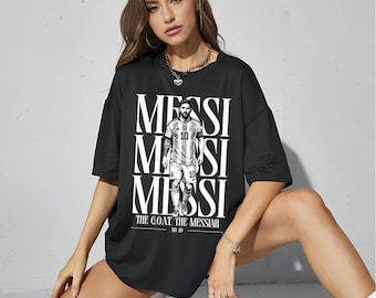 Lionel Messi T-Shirt – Argentina Football Fan, Retro 90s Style