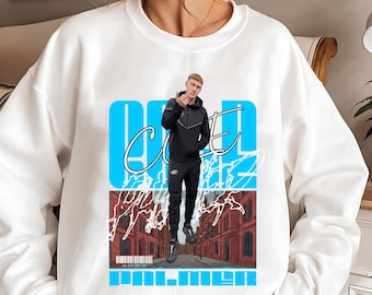 Cole Palmer Graphic Sweatshirt, Streetwear Football Player Crewneck, Urban Style Soccer Fan Shirt, Trendy Oversized Unisex Sweatshirt Gift