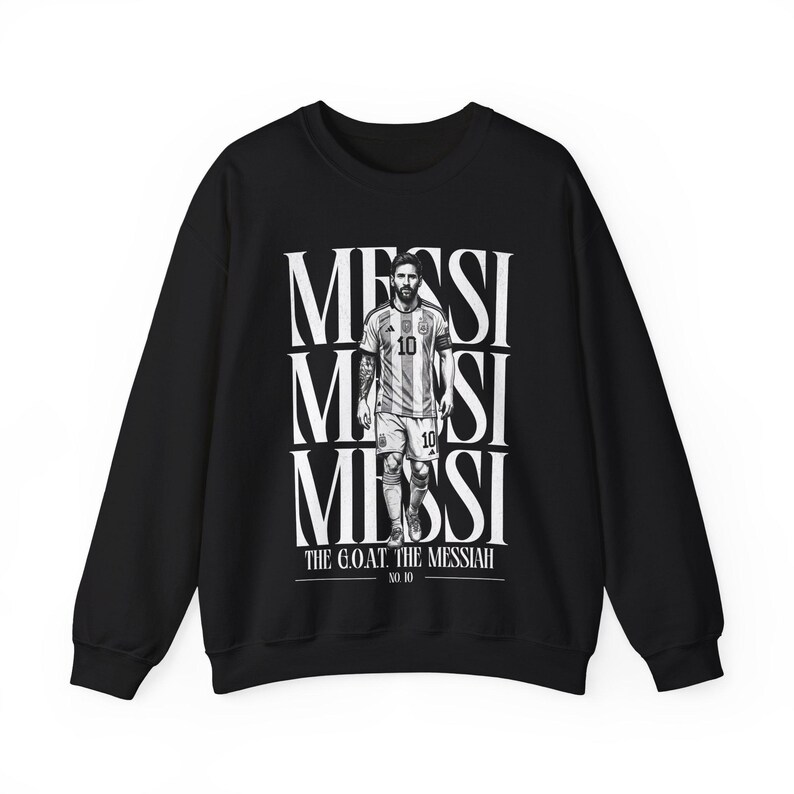 Lionel Messi "The Messiah" Sweatshirt - Argentina Football Fan Crewneck image 4