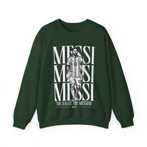Lionel Messi "The Messiah" Sweatshirt - Argentina Football Fan Crewneck image 15