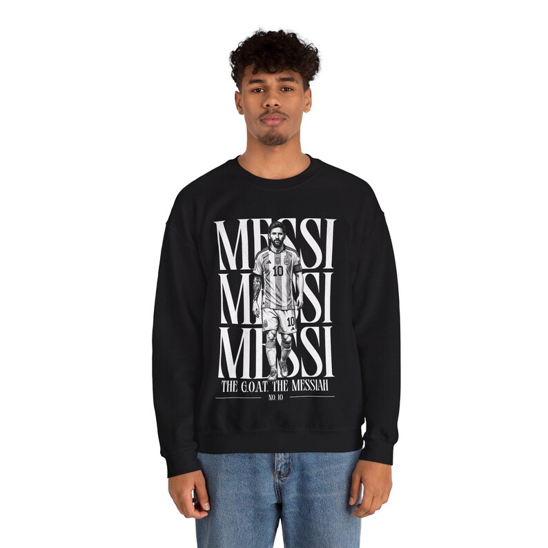 Lionel Messi "The Messiah" Sweatshirt - Argentina Football Fan Crewneck image 10