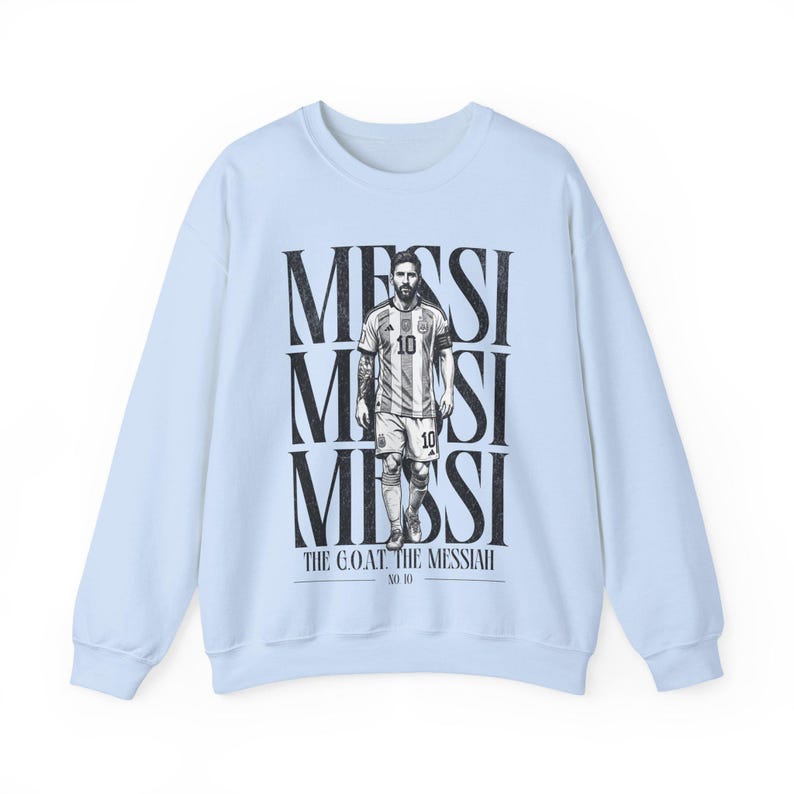 Lionel Messi "The Messiah" Sweatshirt - Argentina Football Fan Crewneck image 16