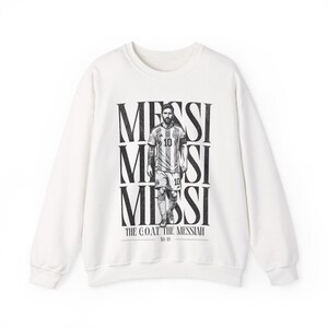 Lionel Messi "The Messiah" Sweatshirt - Argentina Football Fan Crewneck image 5