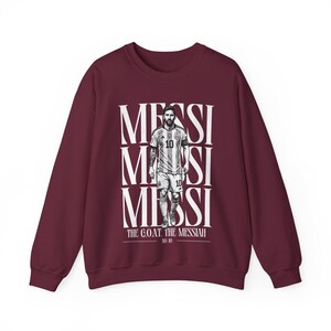 Lionel Messi "The Messiah" Sweatshirt - Argentina Football Fan Crewneck image 14