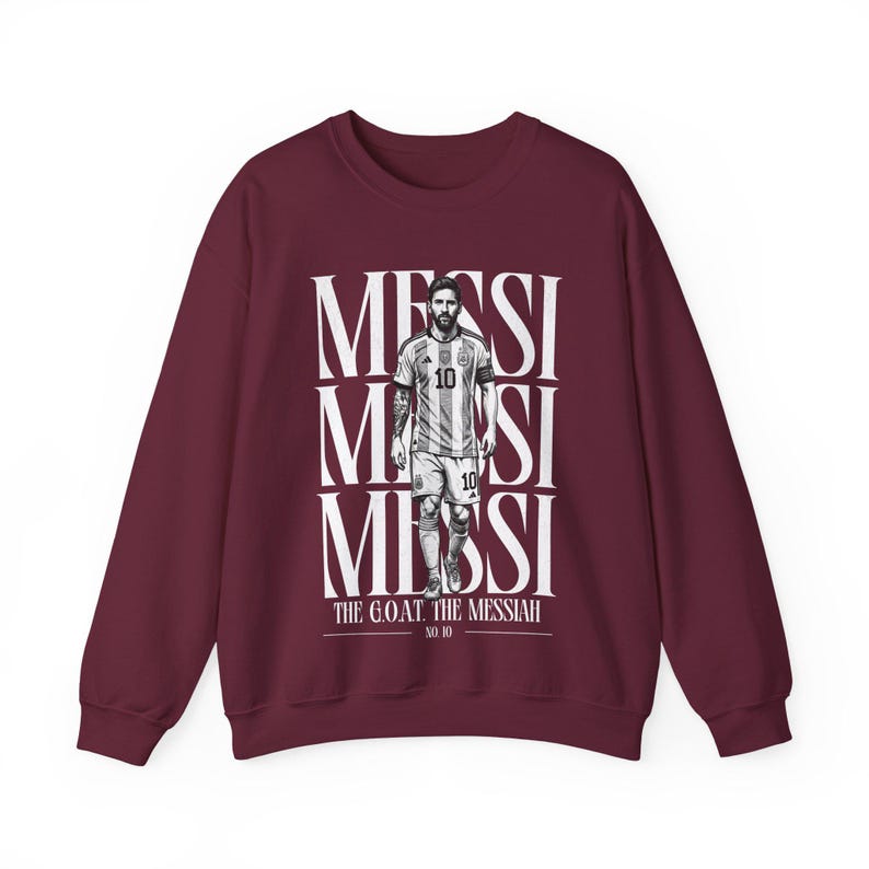 Lionel Messi "The Messiah" Sweatshirt - Argentina Football Fan Crewneck image 14