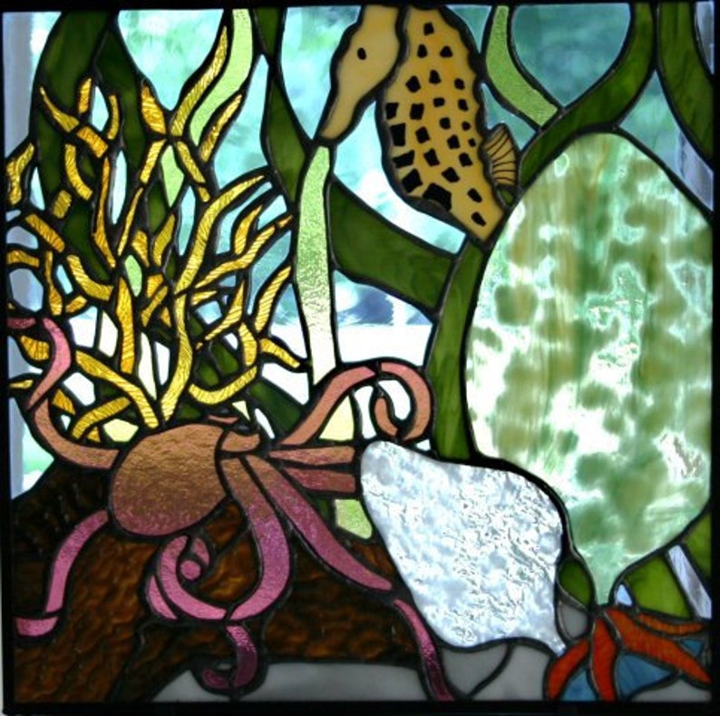 Stained Glass Accent Piece Etsy